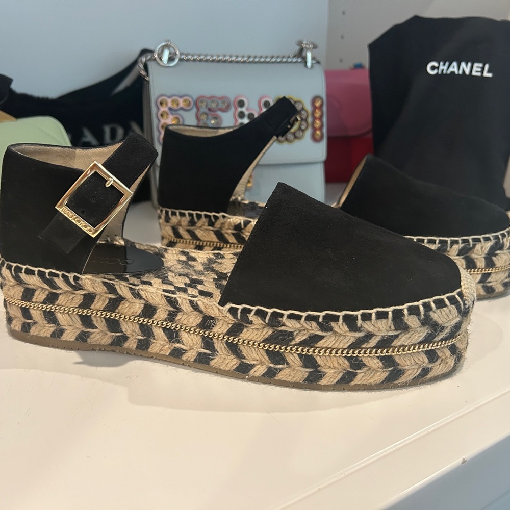 Jimmy choo suede espadrilles - Picture 6 of 7